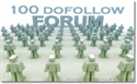Top 100 Forums cho backlinks dofollow